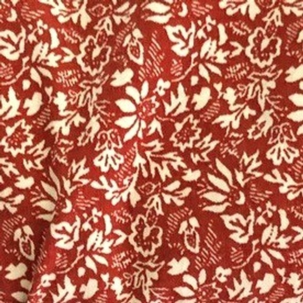DOVETAIL Workwear Tori Short Sleeve Floral Shirt Women's XL Rust Orange FS3188 - Picture 4 of 9